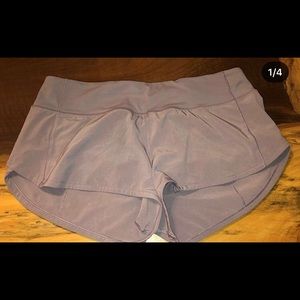 brand new (without tags) lululemon speed up shorts